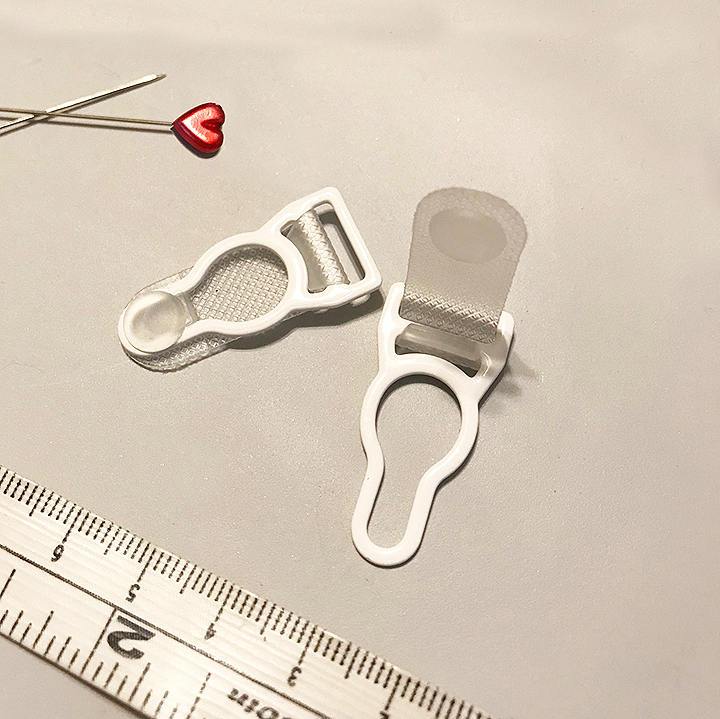 3/8" (10mm) or 1/2" (12mm) Garter Clips- Set of 4 - Image 4