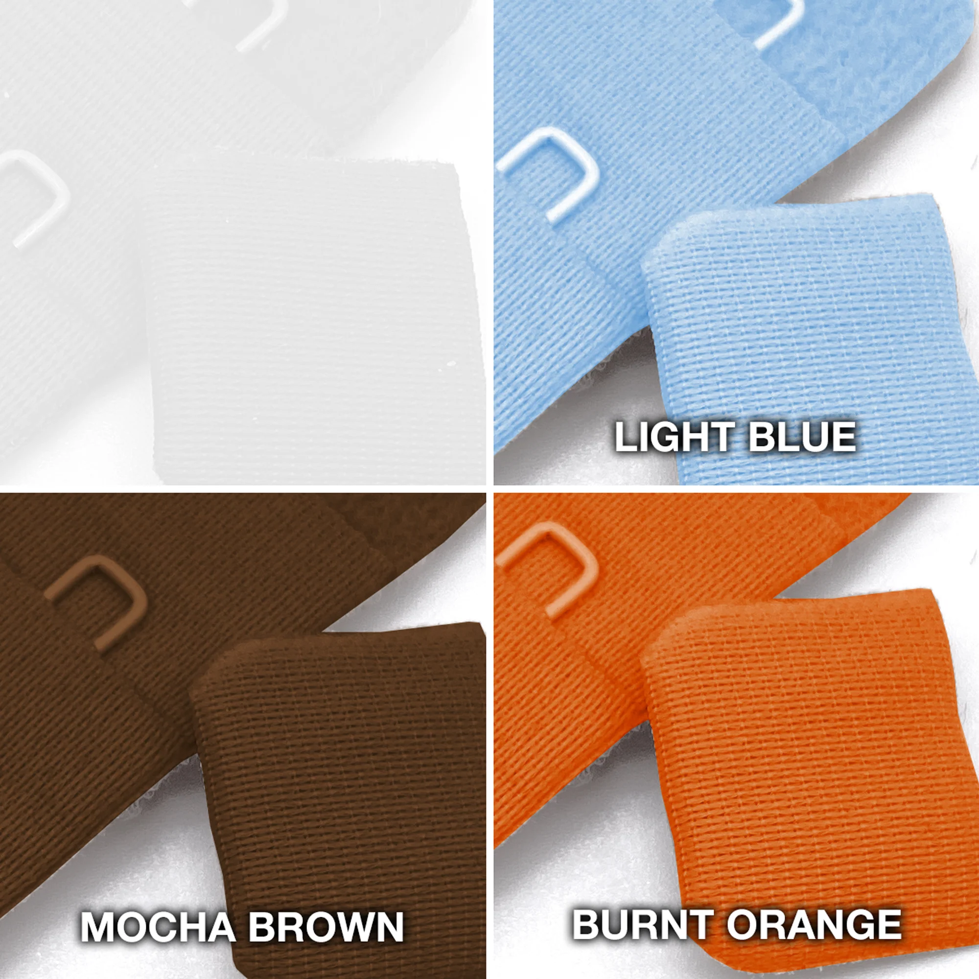3 x 3 Row Hook and Eye, plush back - Image 9