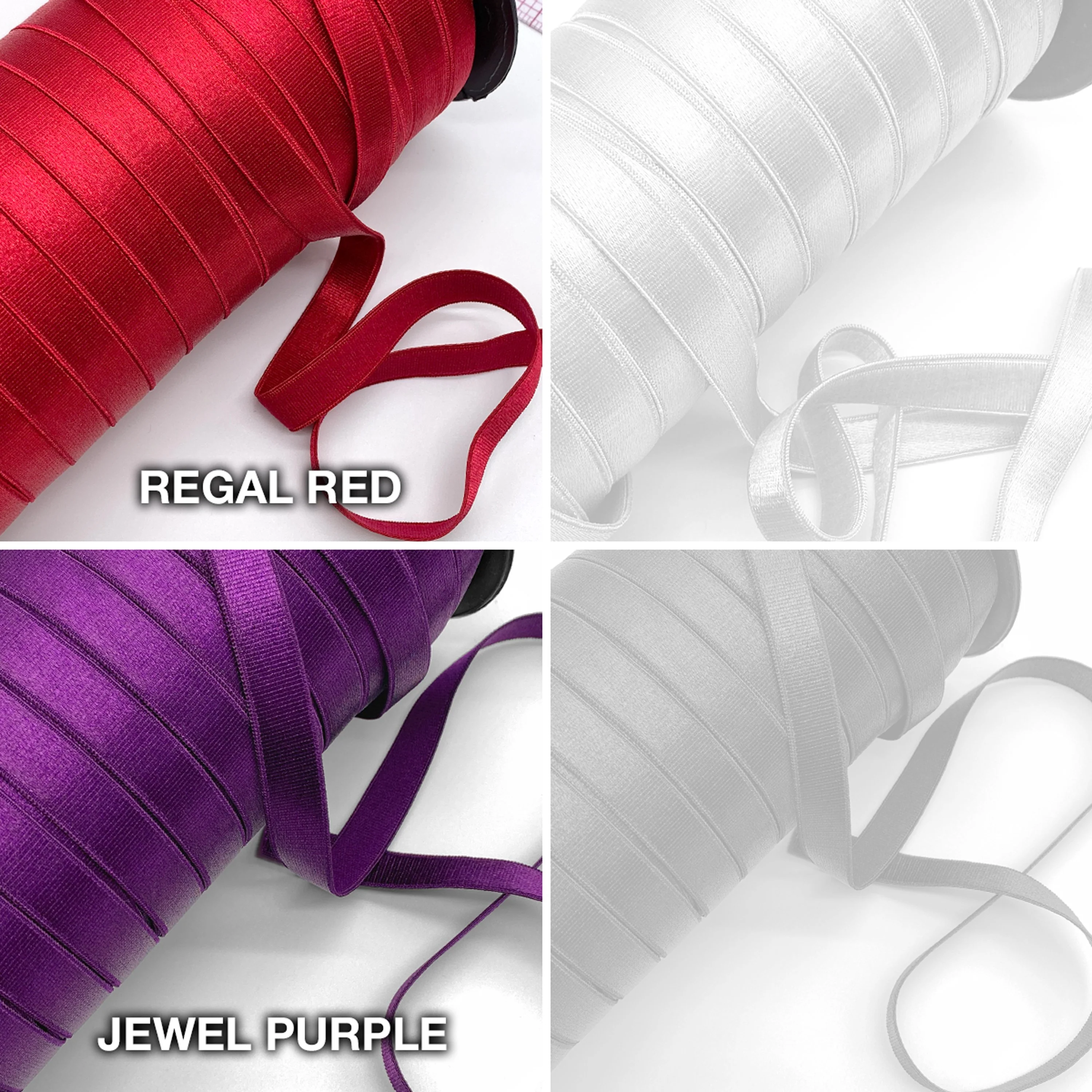 5/8" (15mm) Satin Elastic, Bra Strap- 2 yards - Image 4