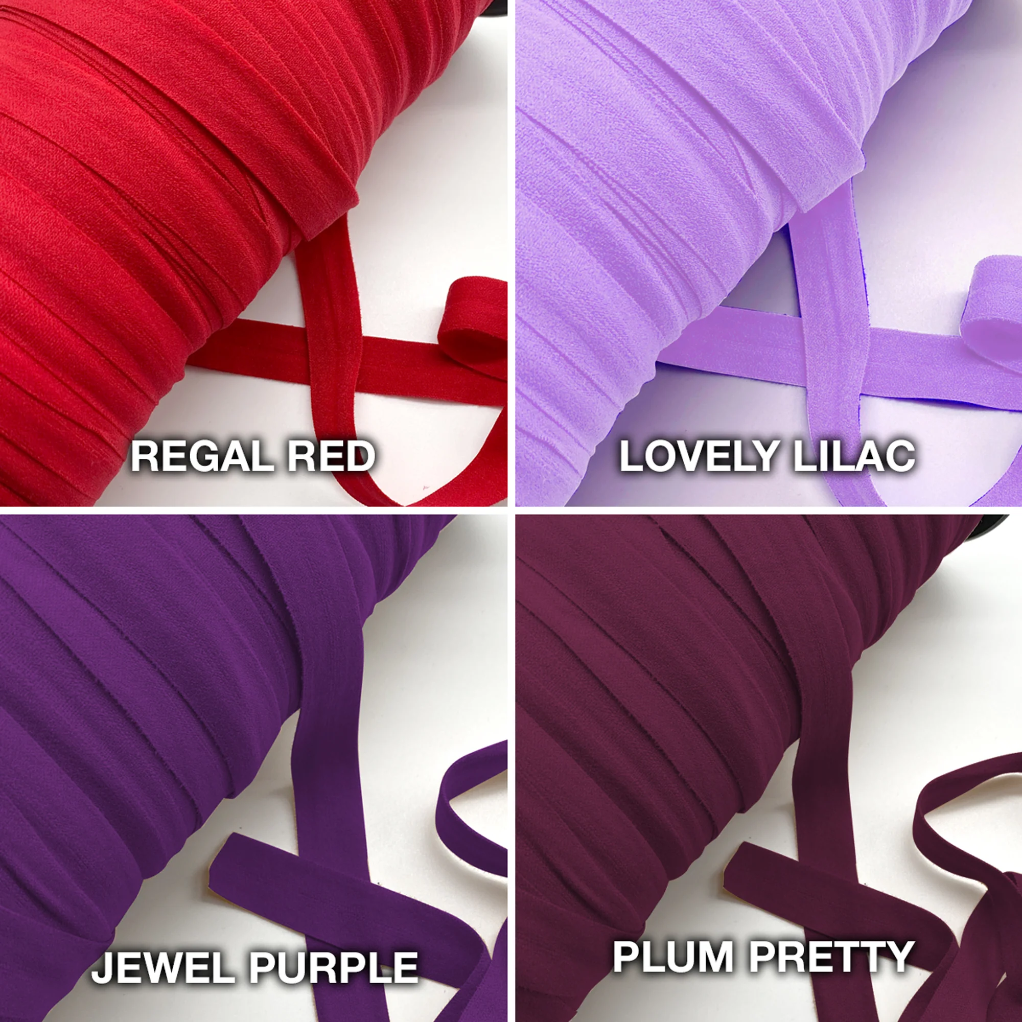 5/8" (15mm) FOE Matte, soft fold over elastic- 2 Yards - Image 4