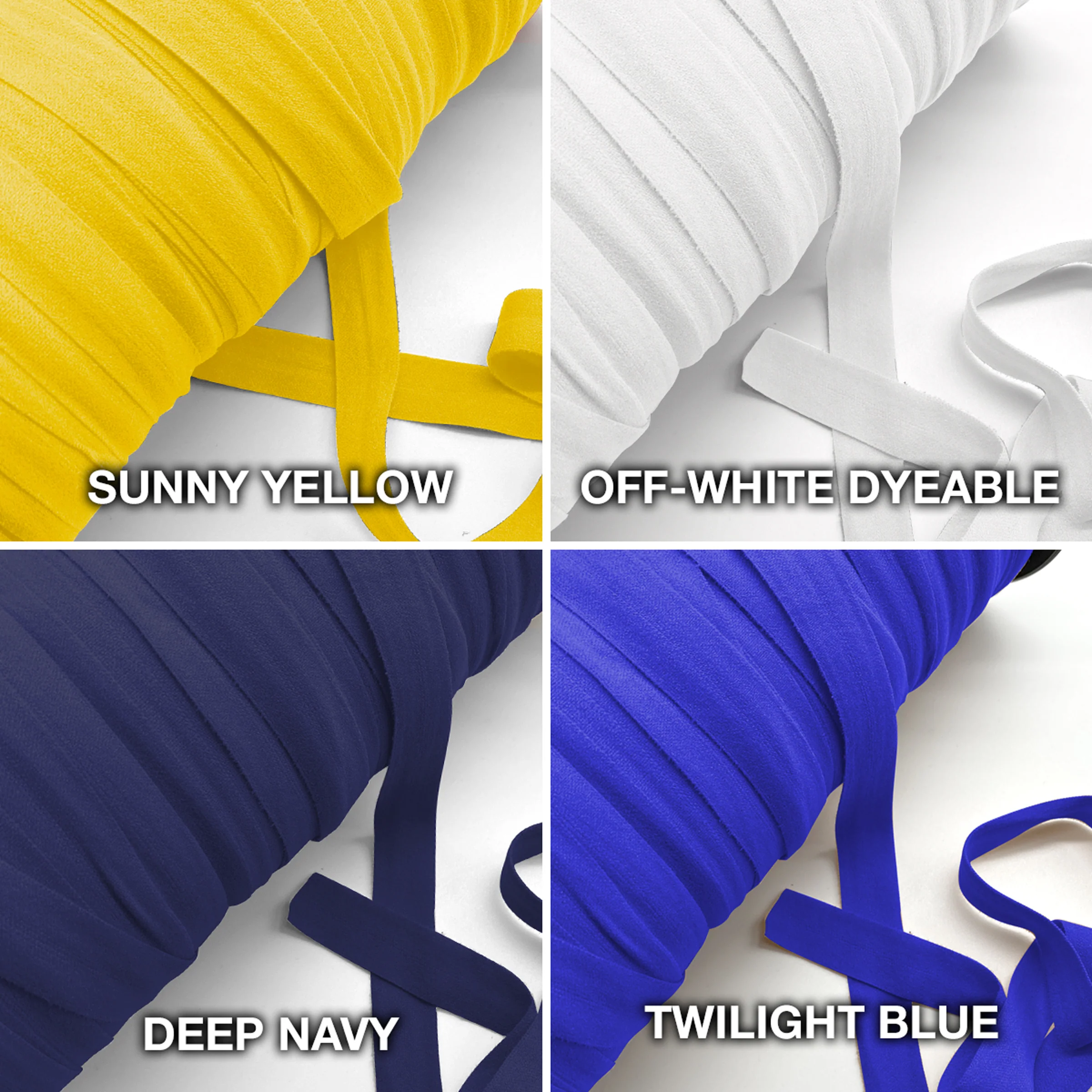 3/4” (20mm) FOE Matte, Soft Fold Over Elastic- 2 Yards - Image 5