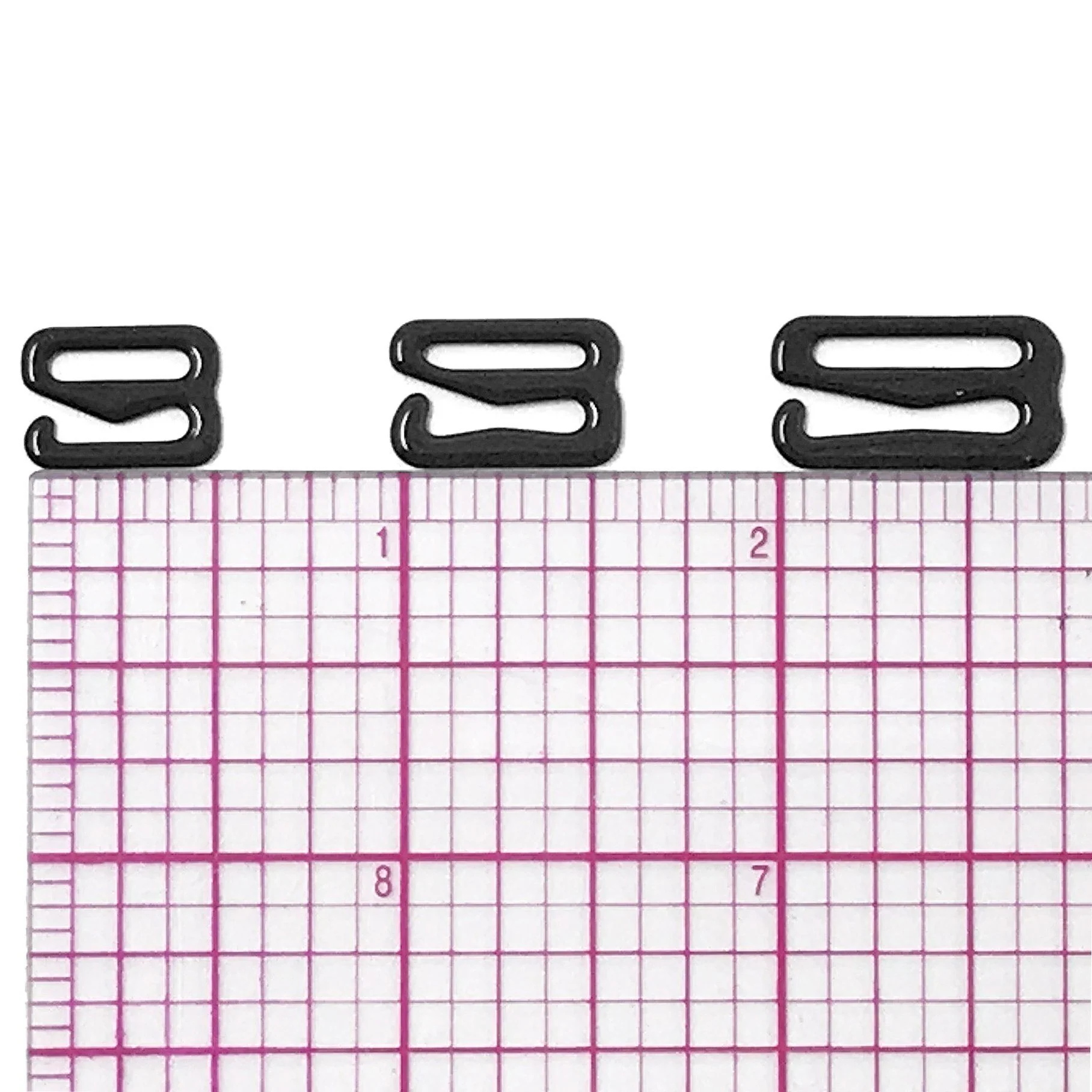 3/8" (10mm), 1/2" (12mm), 5/8" (15mm) Bra Strap Slider G Hooks- Set of 2 - Image 3