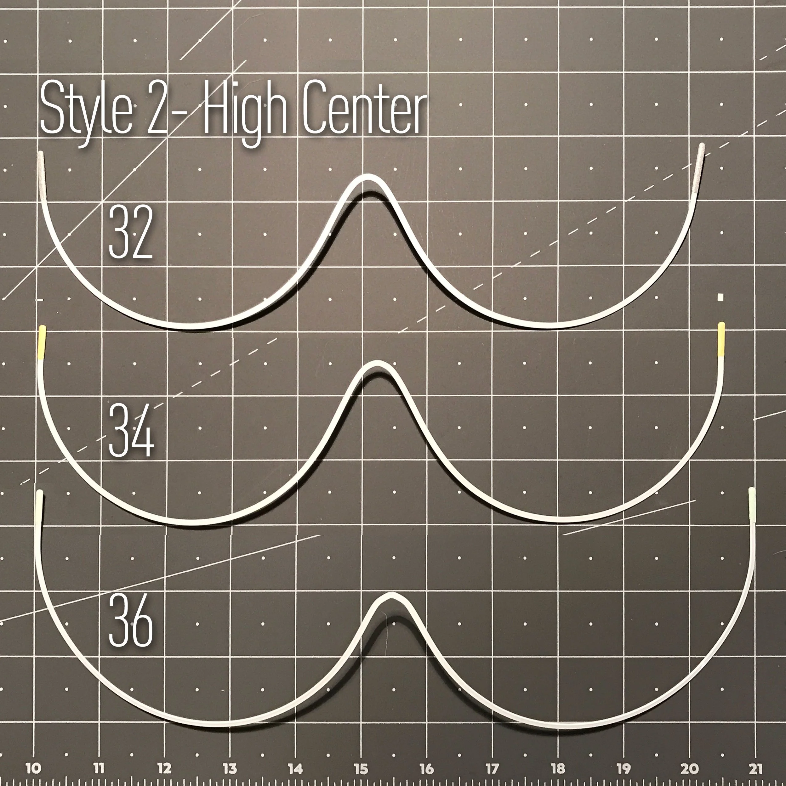 Continuous or Mono Underwire, Premium Quality Metal, Thermoplastic Coated- Low and High Center Options- Sizes 32-40 - Image 7