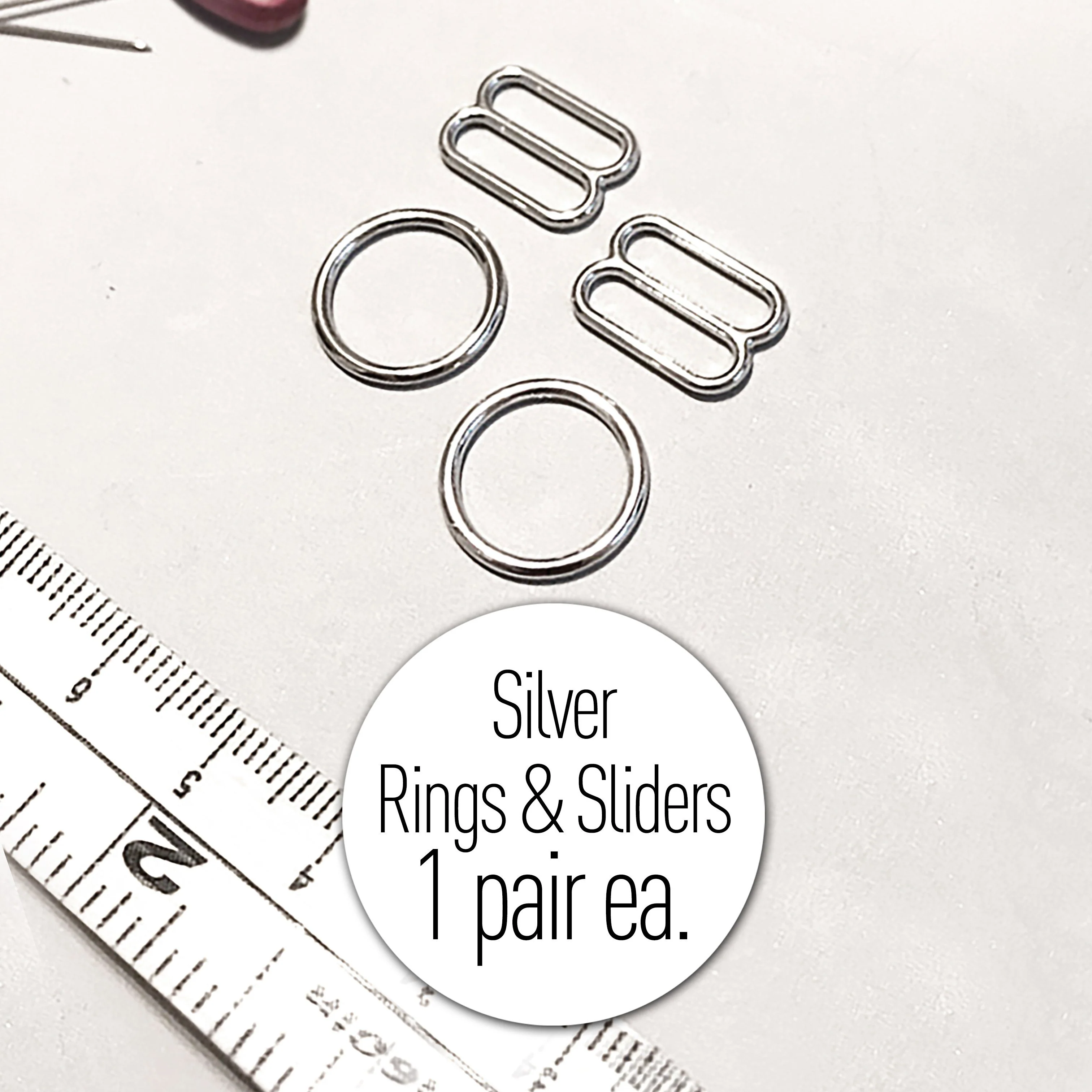 Basic Bra or Bralette Making Kit in Regal Red- 3/8" (10mm) or 1/2" (12mm) - Image 6