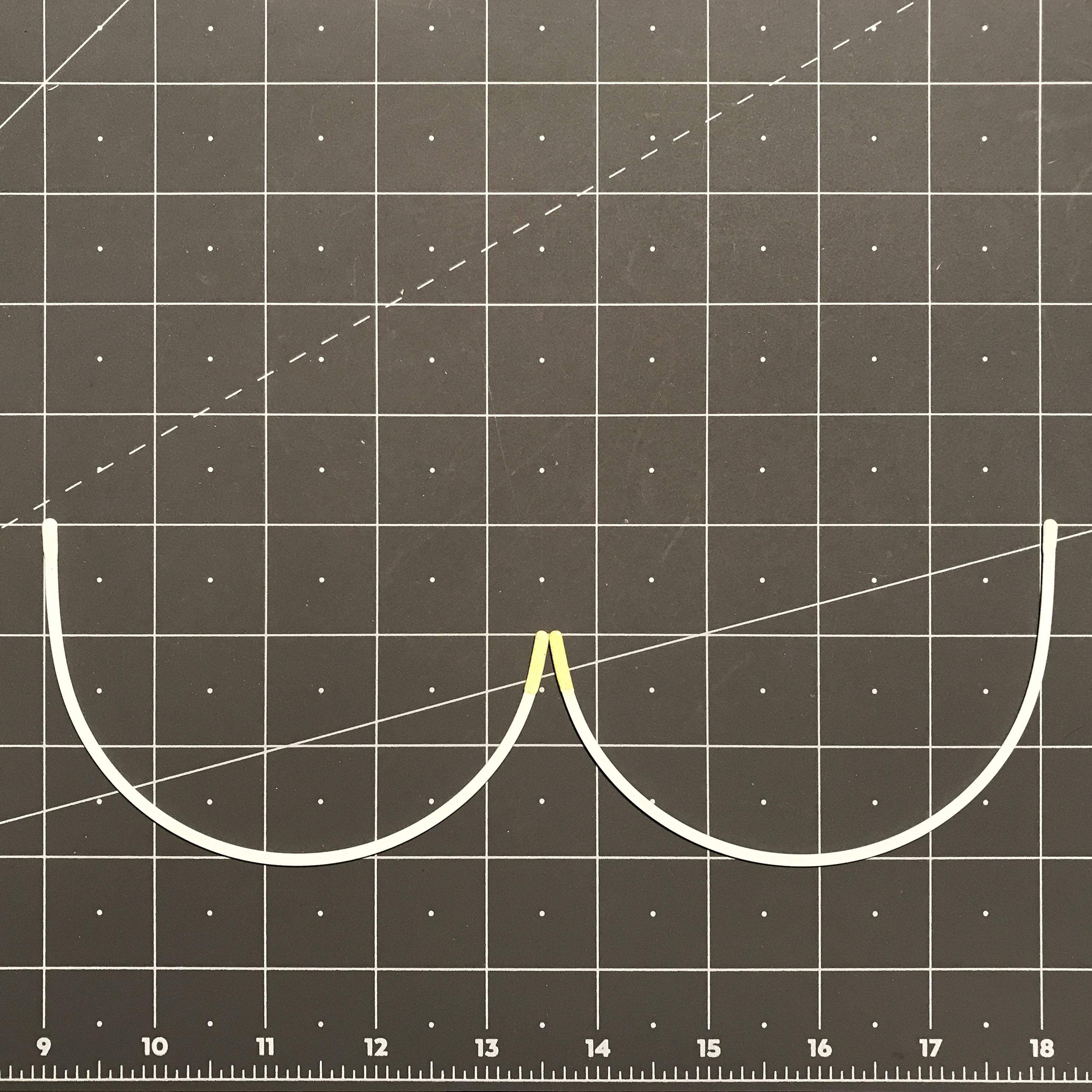 1 Pair- Demi Underwire, Premium Quality Metal, Thermoplastic Coated- Sizes 32 to 40 - Image 4