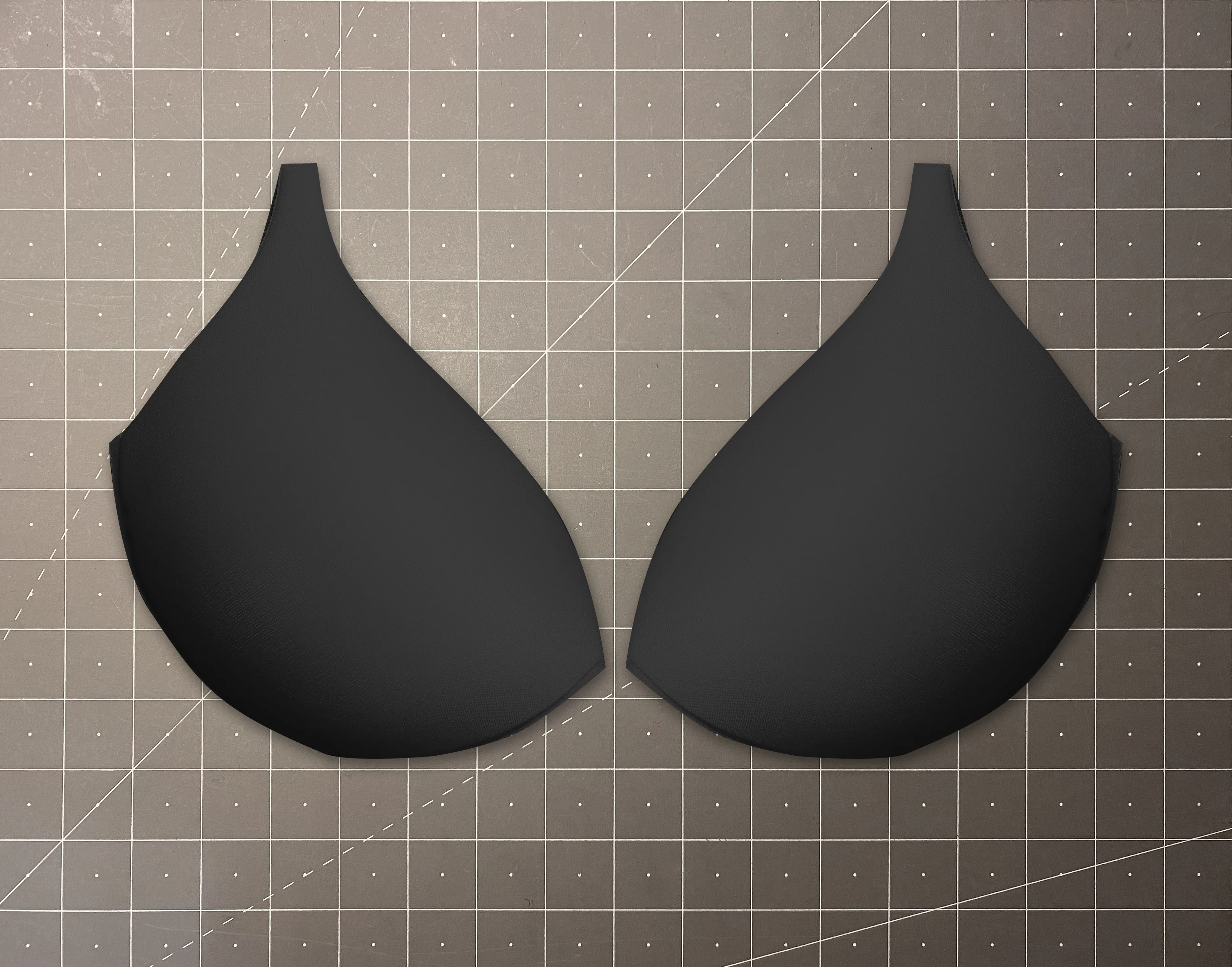 Molded Contoured Bra Cups, Inserts or Sewn In- in beige or black- Sizes 32-42 - Image 4