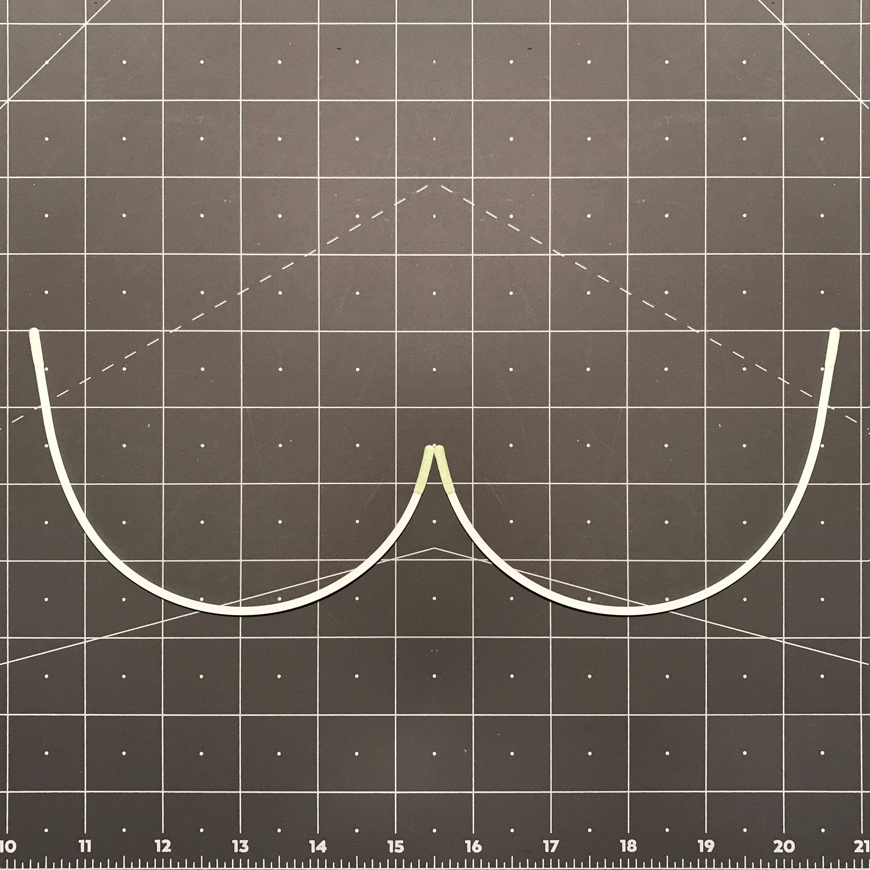 1 Pair- Plunge, Low Center front Underwire, Premium Quality Metal, Thermoplastic Coated- Sizes 32 to 40 - Image 4