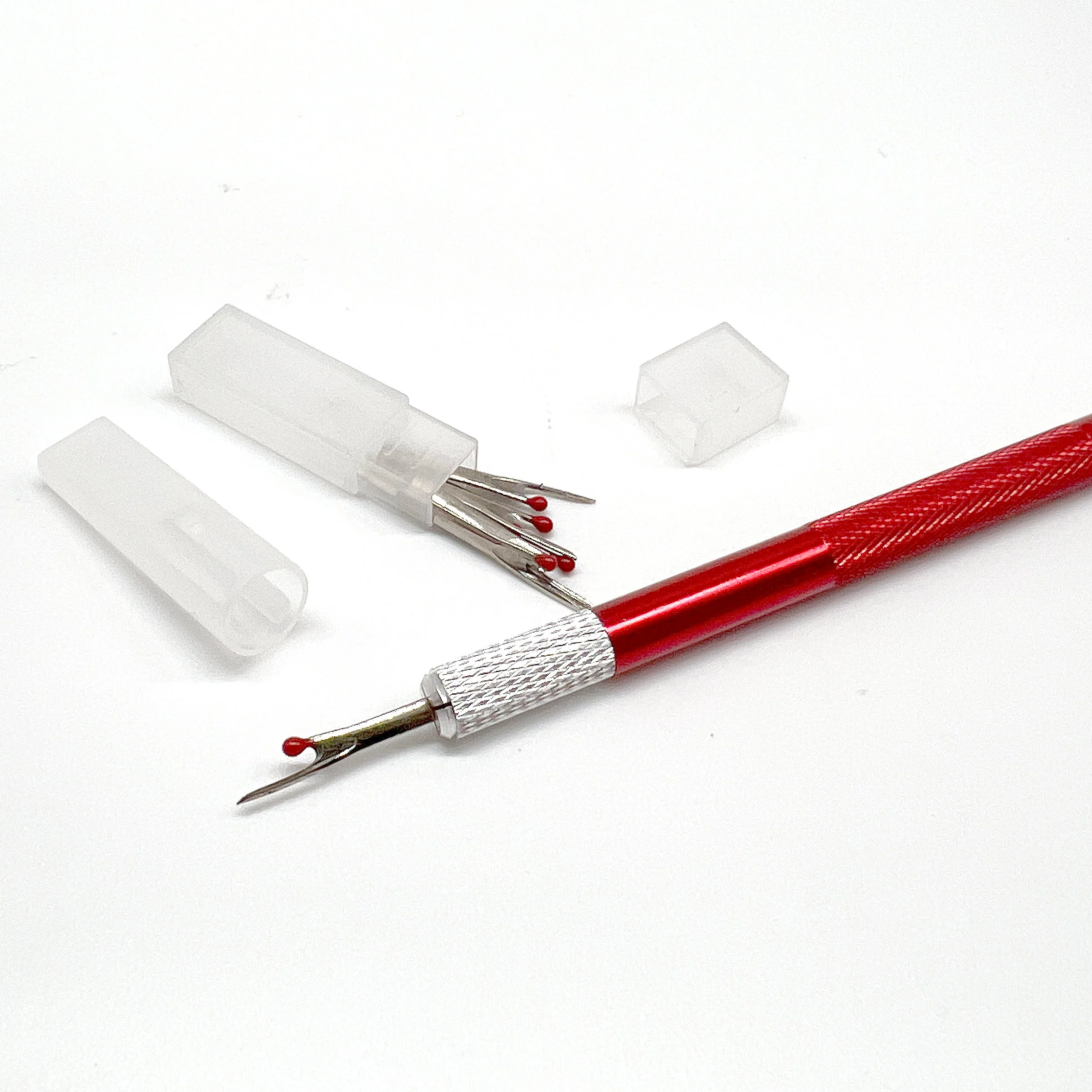 Precision Metal Seam Ripper Thread Cutters with Extra Tips in 2 Colors - Image 6