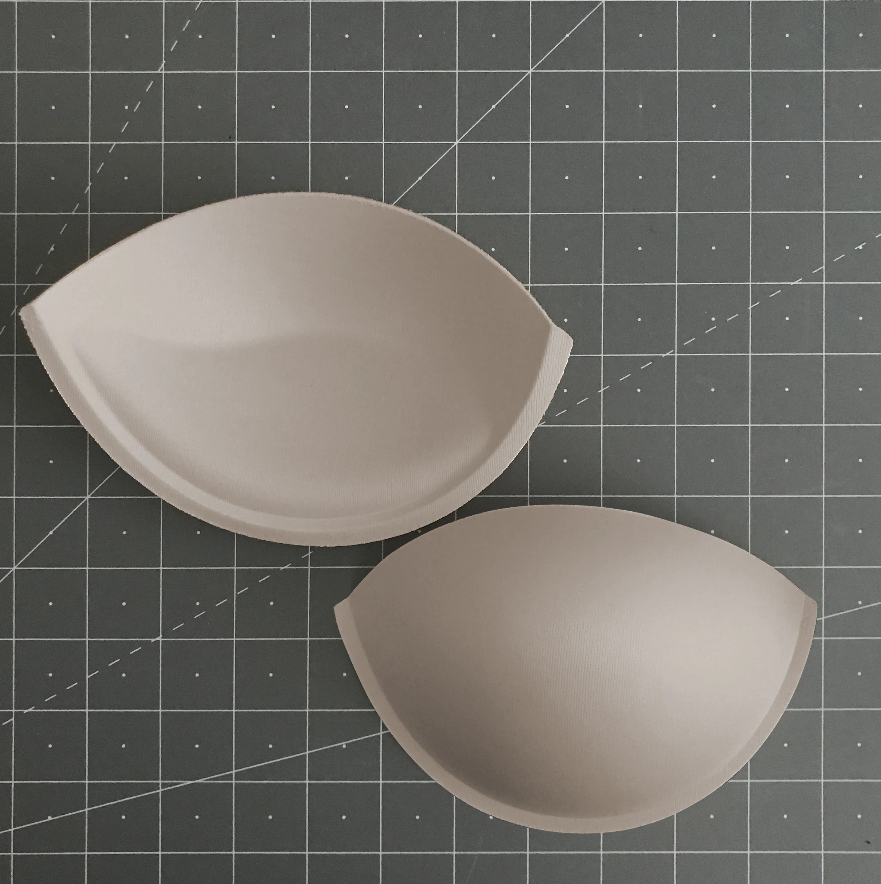 Push Up Molded Bra Cups, Almond Shaped with Seam, Inserts or Sewn In for Lingerie, Dance Costumes, Dresses or Swimwear- Sizes S, M, L, XL - Image 4