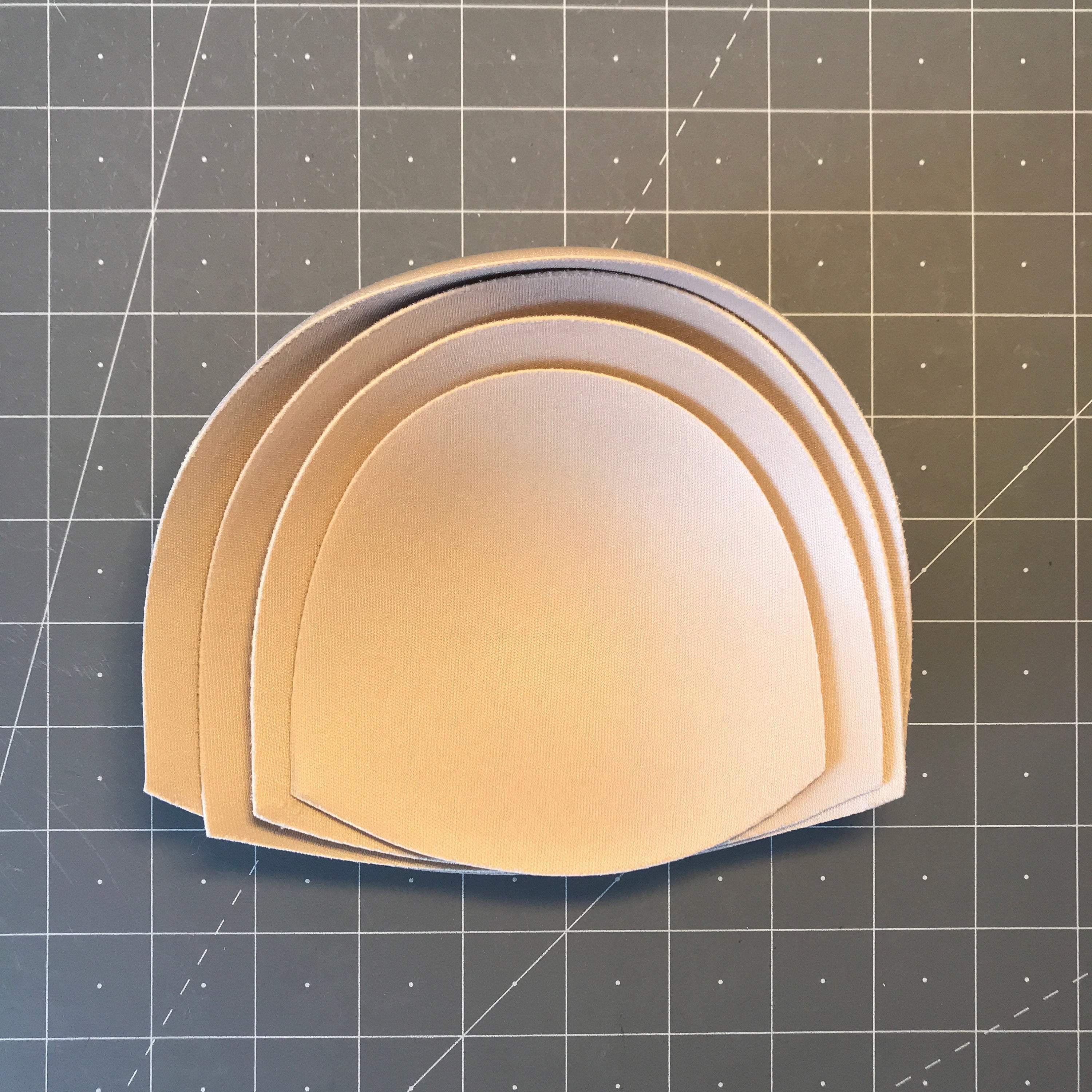 Rounded Bra Cup Inserts in Beige or Black- Sizes 32-44 - Image 6