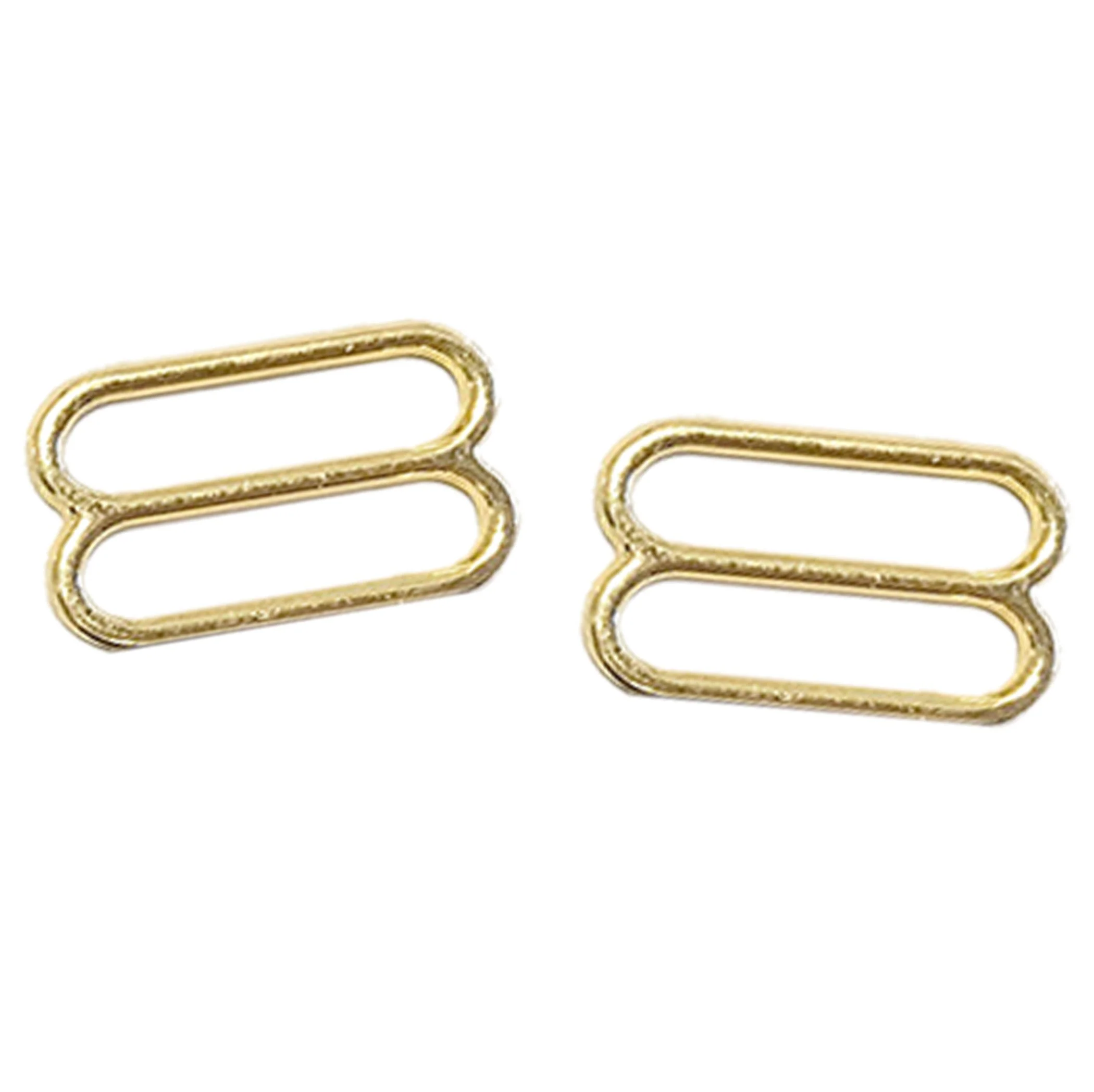 Set of 2 Rings OR 2 Sliders in Gold– 1/4" (6mm), 3/8" (10mm), 1/2" (12mm), 5/8" (15mm), 3/4" (20mm), 1" (25mm) - Image 5