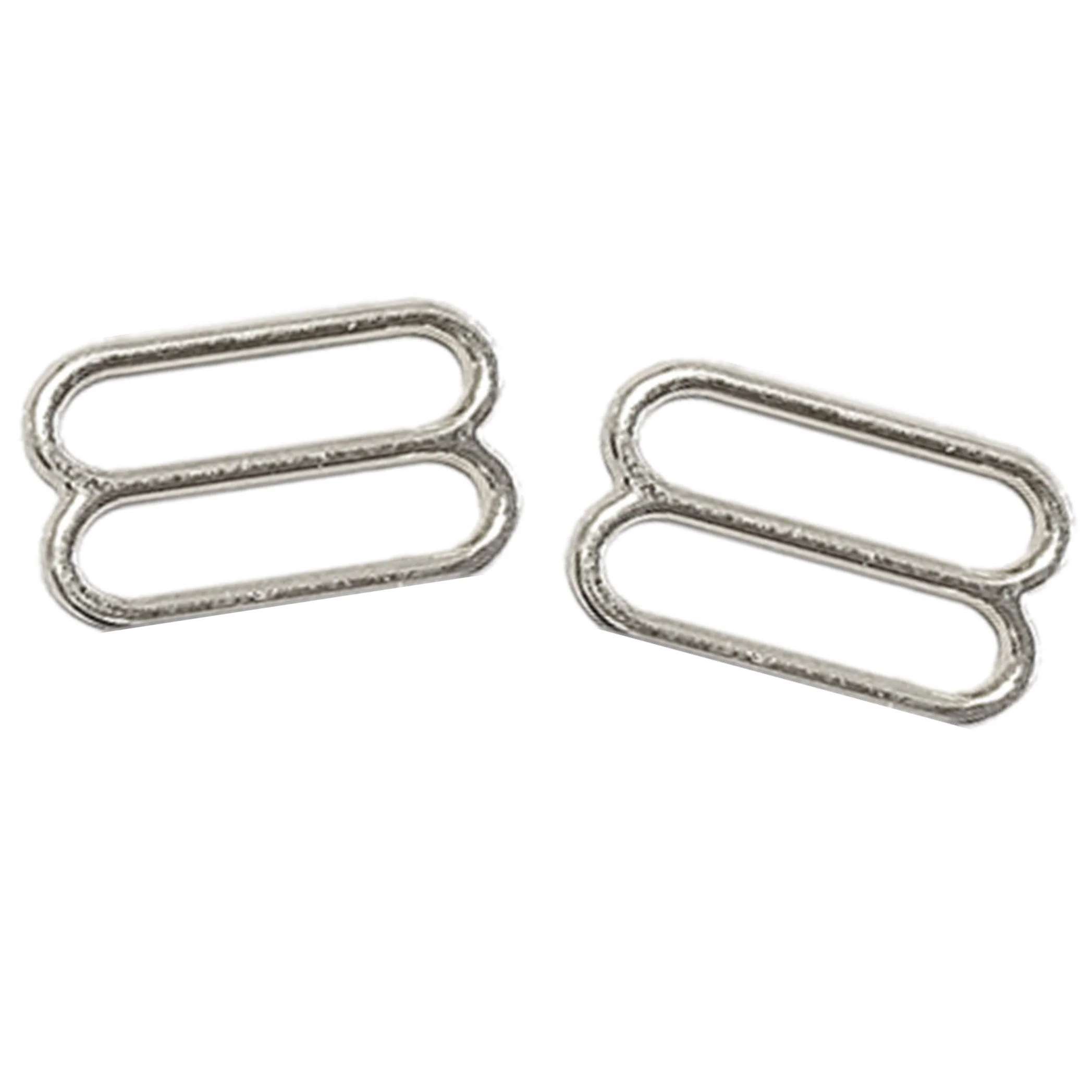 Set of 2 Rings OR 2 Sliders in Silver– 1/4" (6mm), 3/8" (10mm), 1/2" (12mm), 5/8" (15mm), 3/4" (20mm), 1" (25mm) - Image 5