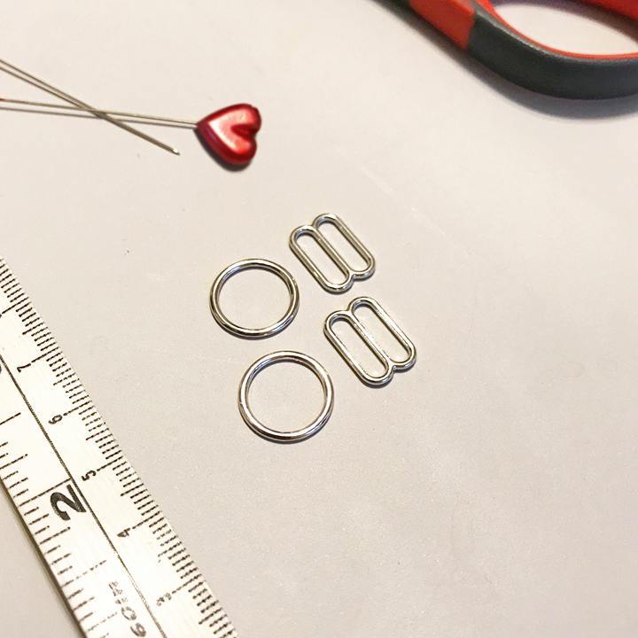 Set of 2 Rings OR 2 Sliders in Silver– 1/4" (6mm), 3/8" (10mm), 1/2" (12mm), 5/8" (15mm), 3/4" (20mm), 1" (25mm) - Image 6