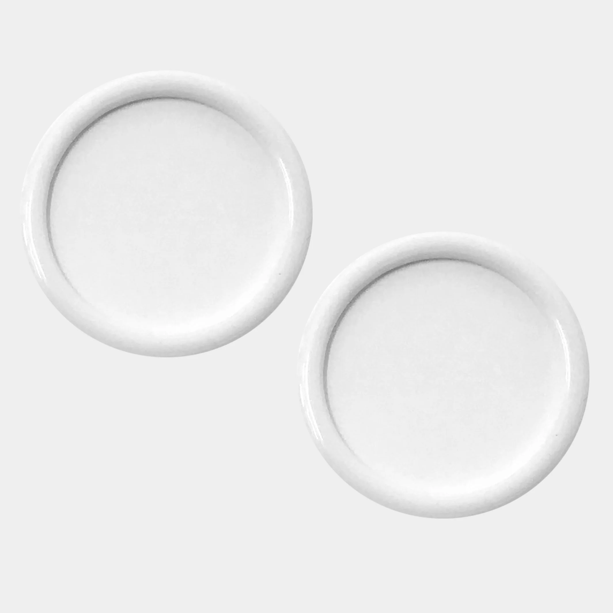 Set of 2 Rings OR 2 Sliders Bra Strap Sliders in White 3/8" (10mm), 1/2" (12mm), 5/8" (15mm) - Image 8
