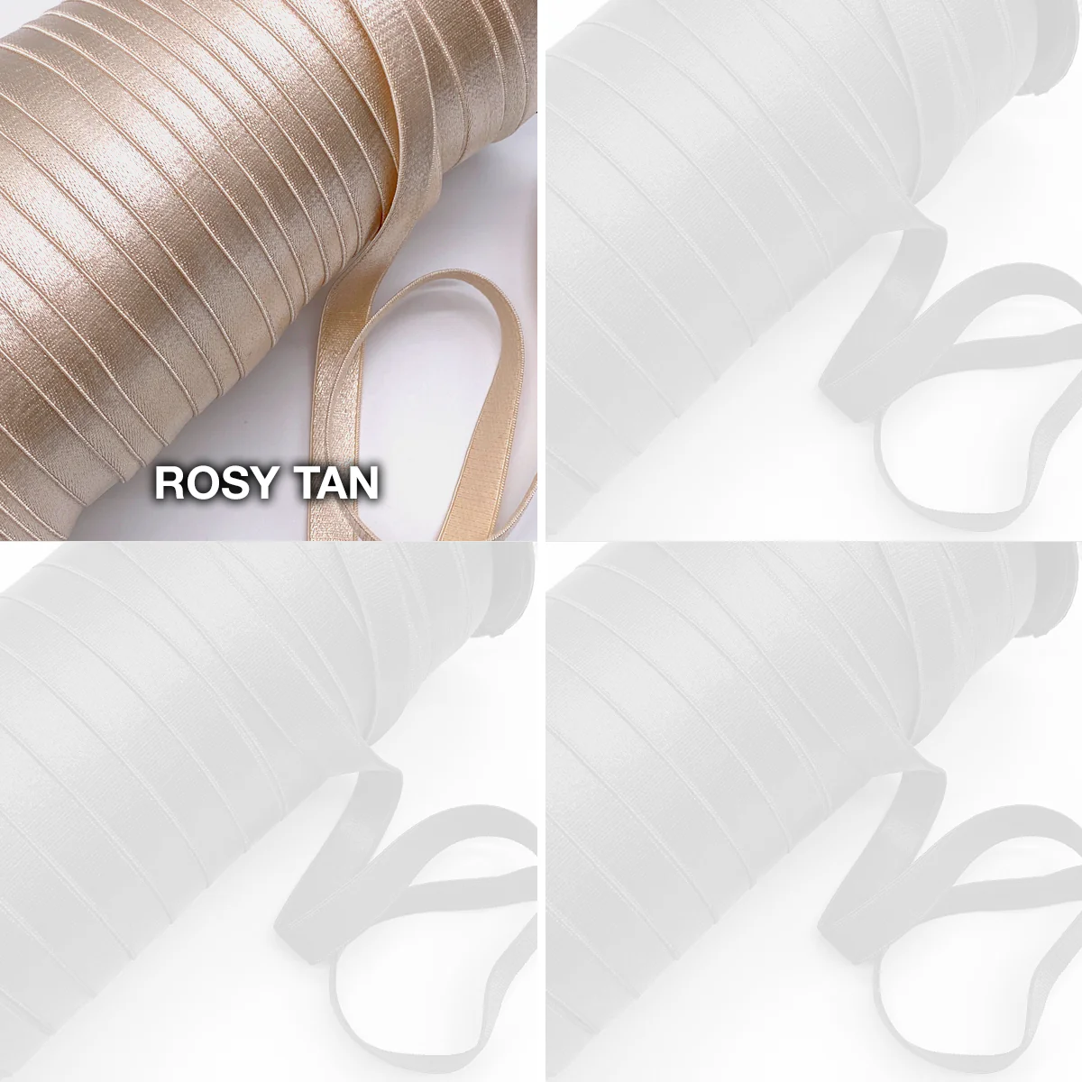 3/8" (10mm) Satin Elastic, Bra Strap- 2 yards - Image 7
