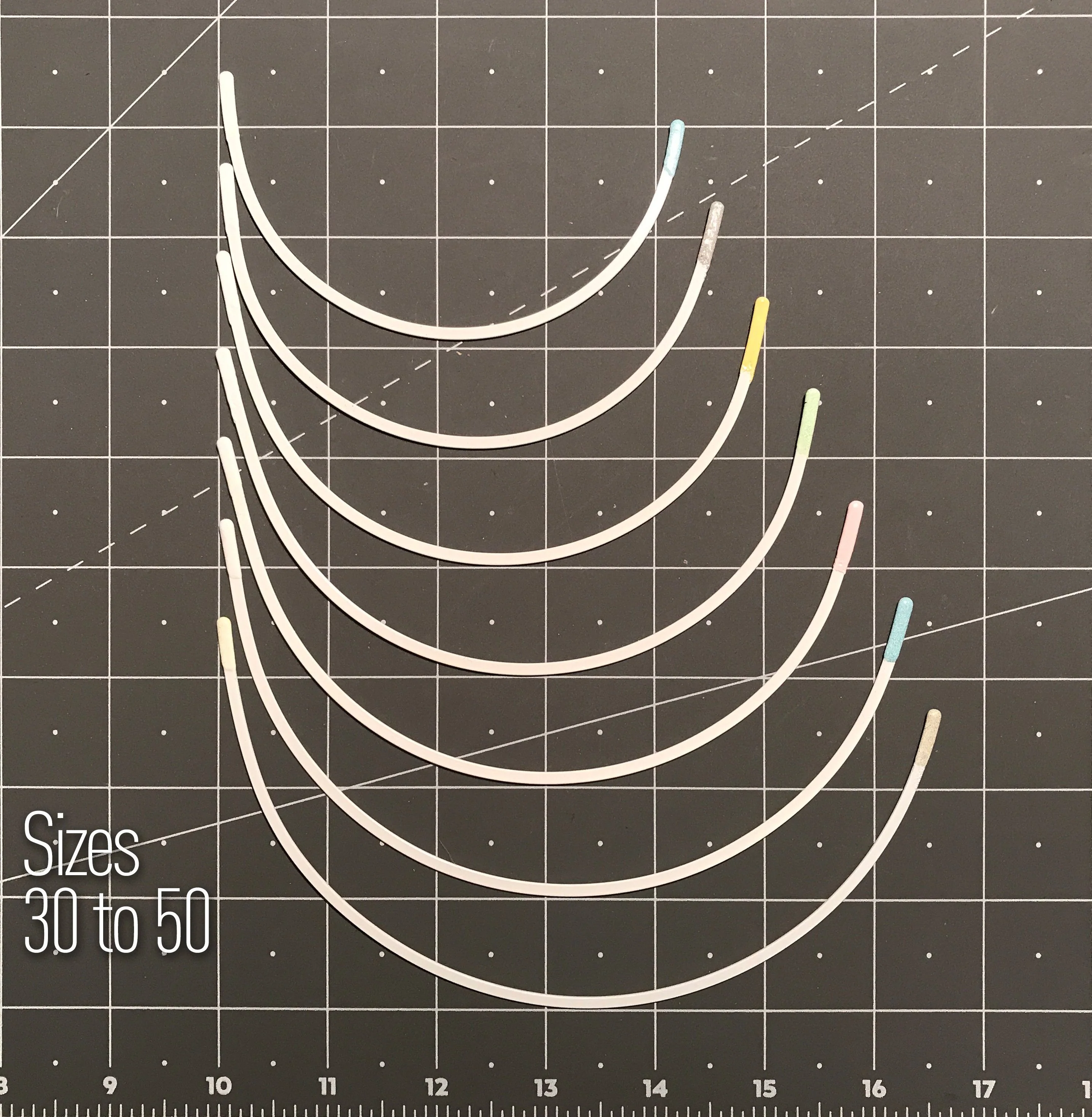 1 Pair- Standard Classic, or Day Bra Underwire Premium Quality Metal, Thermoplastic Coated- Sizes 30 to 50 - Image 3