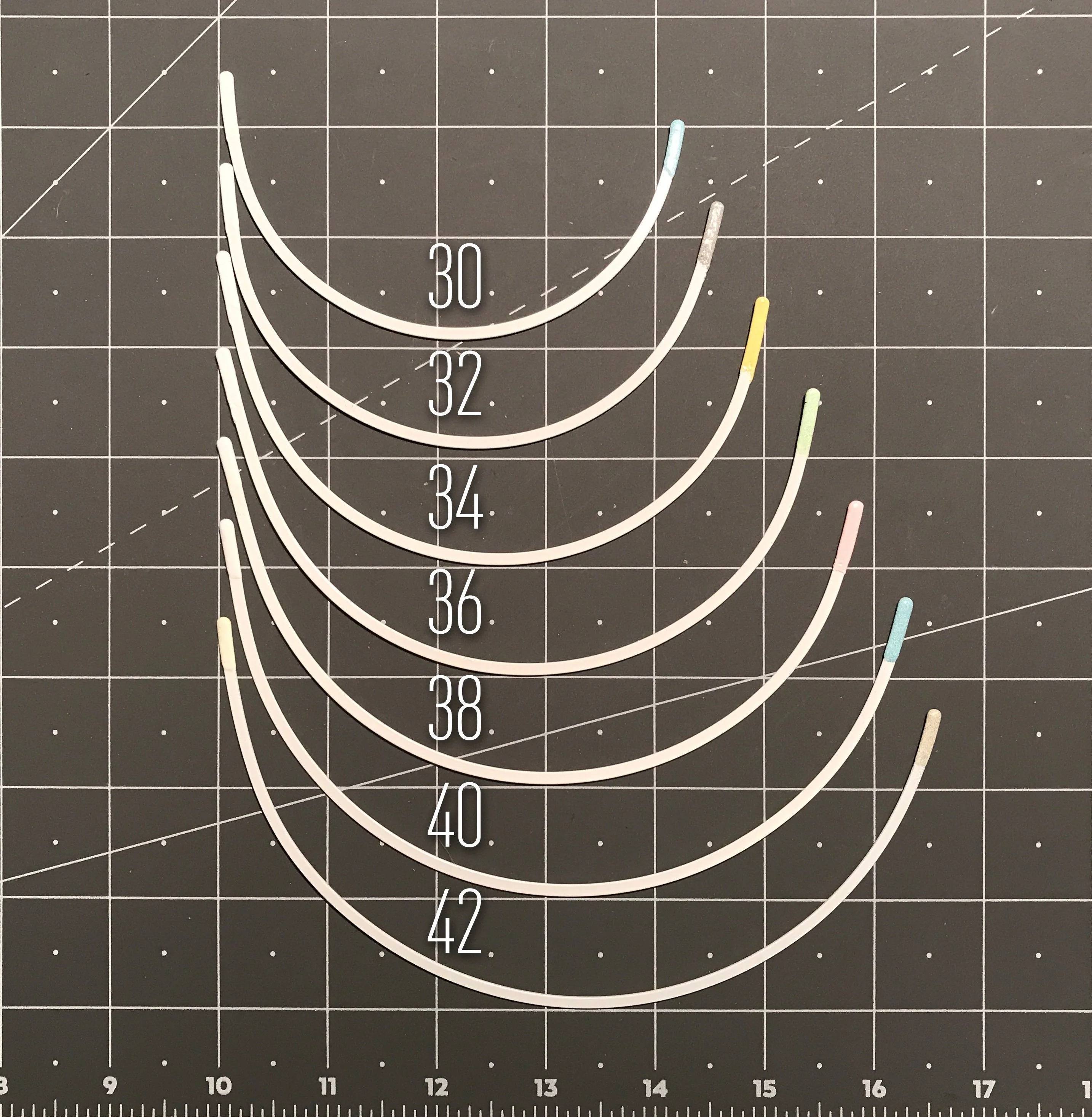 1 Pair- Standard Classic, or Day Bra Underwire Premium Quality Metal, Thermoplastic Coated- Sizes 30 to 50 - Image 4