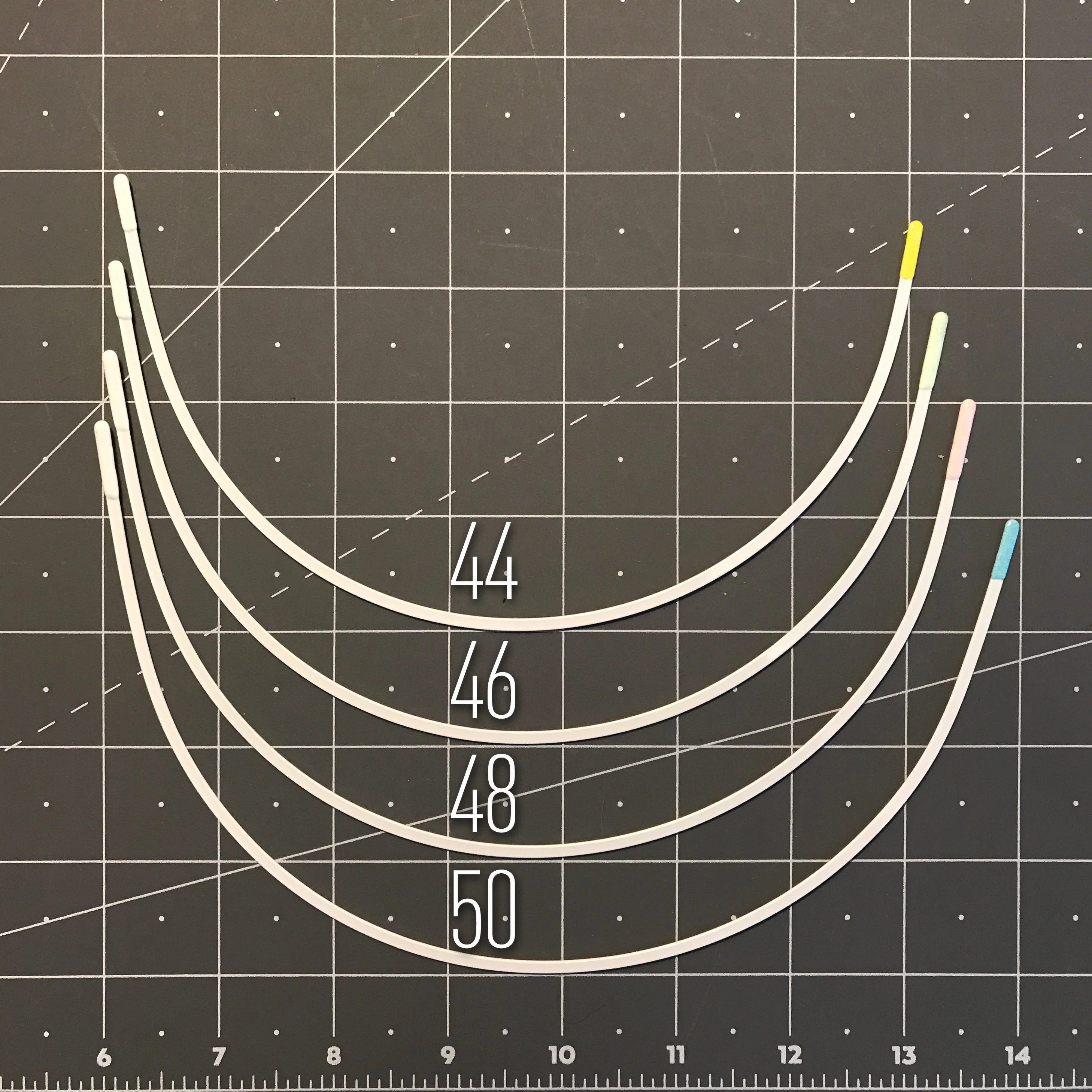 1 Pair- Standard Classic, or Day Bra Underwire Premium Quality Metal, Thermoplastic Coated- Sizes 30 to 50 - Image 5