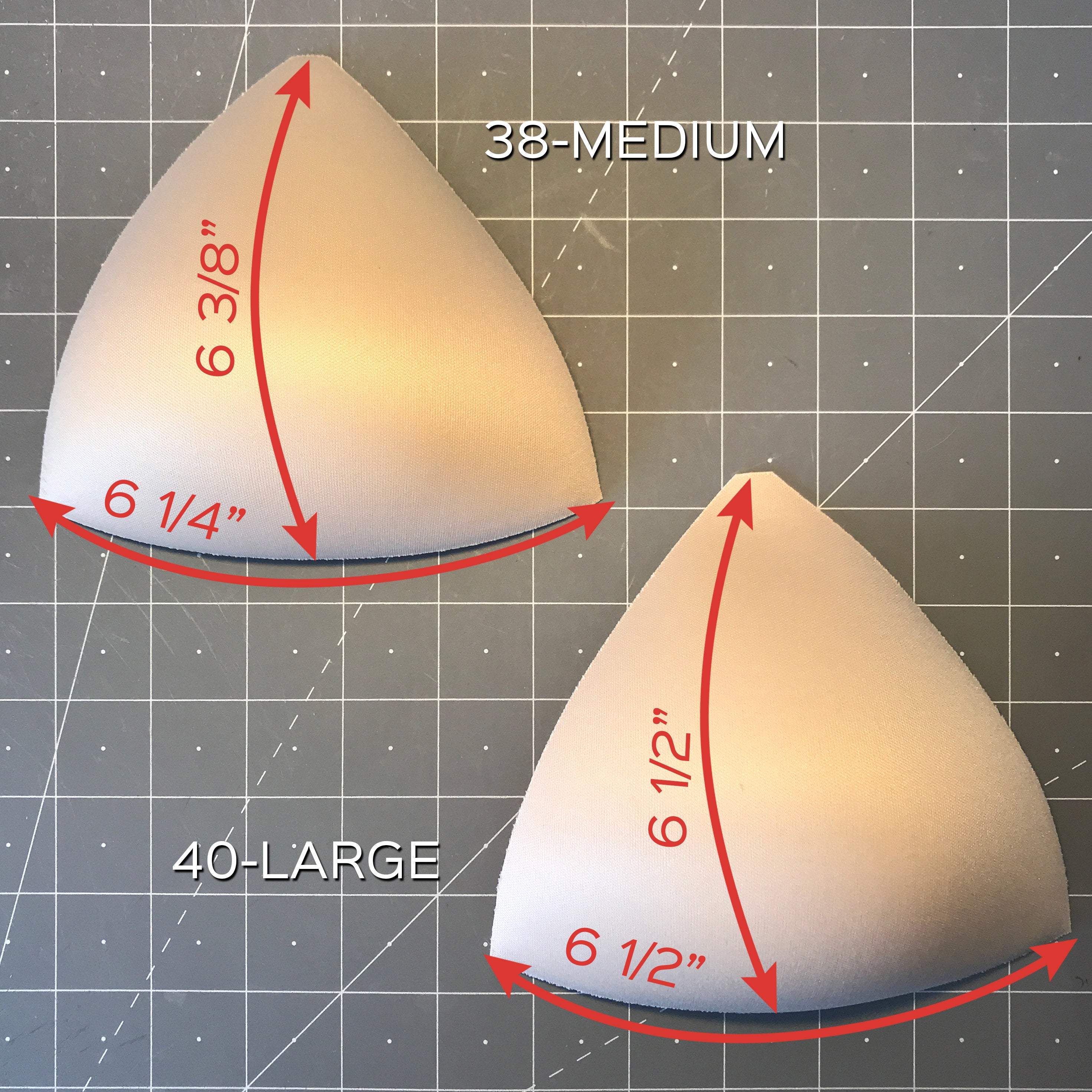 Triangle Bra Cup Inserts- Sizes 34-40 - Image 3